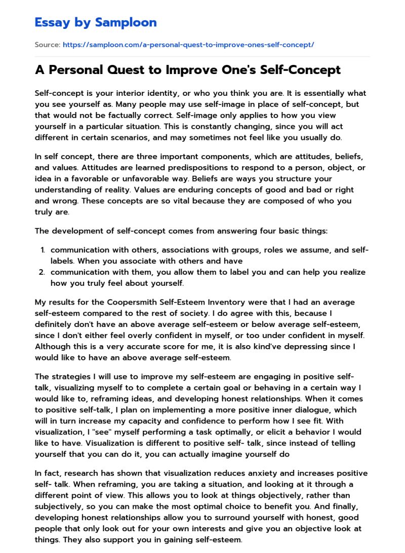 Discovery Of Self Identity Personal Essay On Samploon Com - Premium Minimal Art - HD