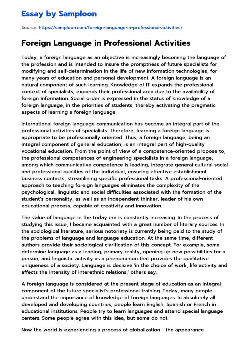 How To Learn A Foreign Language Effectively Sample Essay Analysis - Ultra HD Nature Pictures for Desktop