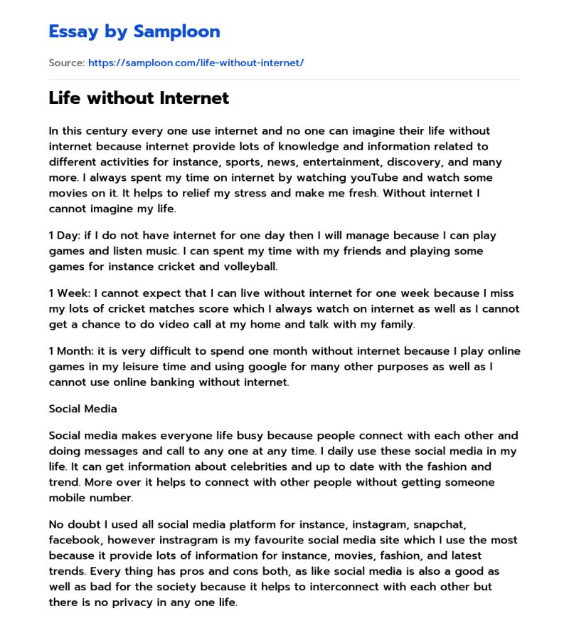 A Life Without Internet Pdf Internet Mail - Premium Minimal Image Gallery - Desktop