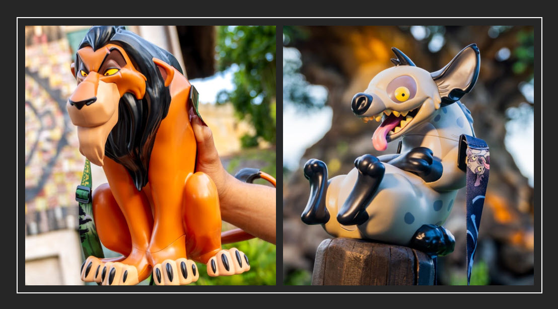 Scar Popcorn Bucket & Ed Hyena Sipper Arrive at nimal Kingdom