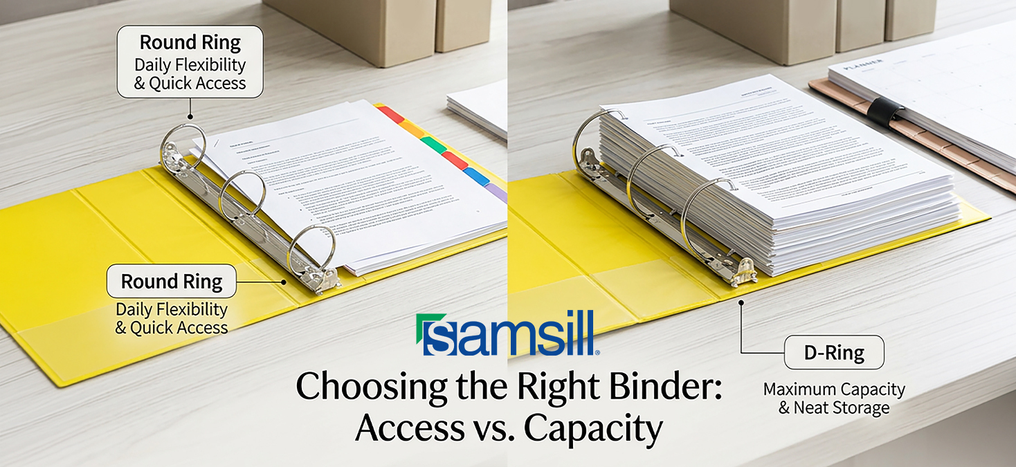Round-Ring vs. D-Ring Binders