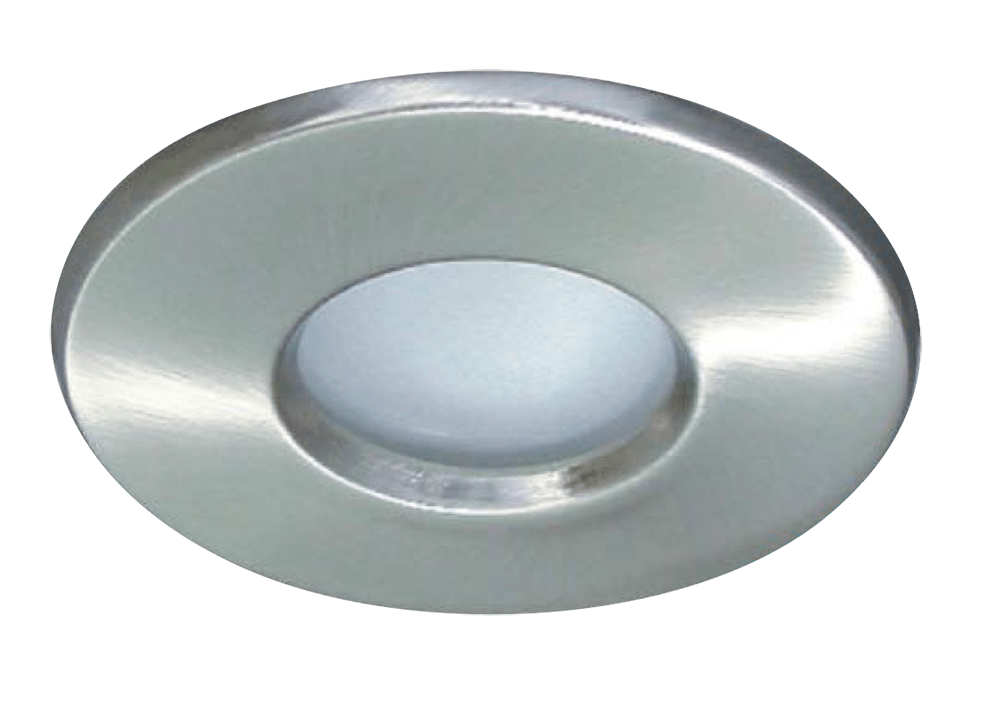 S7688 PowerMaster Indoor Fixed Downlight IP65 - Brushed Chrome