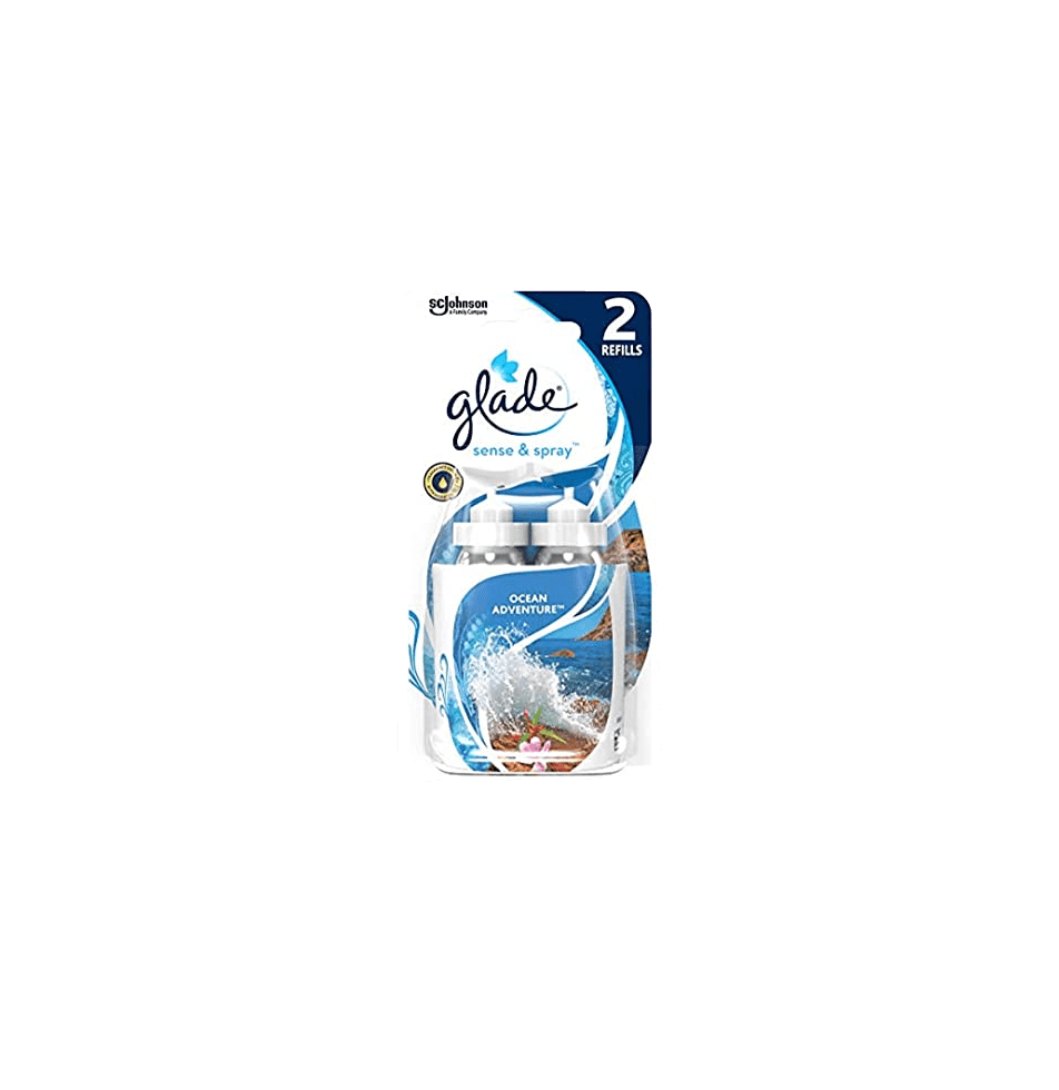 Glade Sense &  Spray Refill - Ocean - 2 Pack, 18ml (8 Pack)