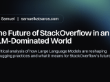 The Future Of Stackoverflow In An Llm Dominated World
