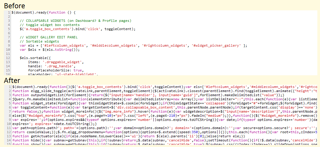 Minifier vos CSS et JS