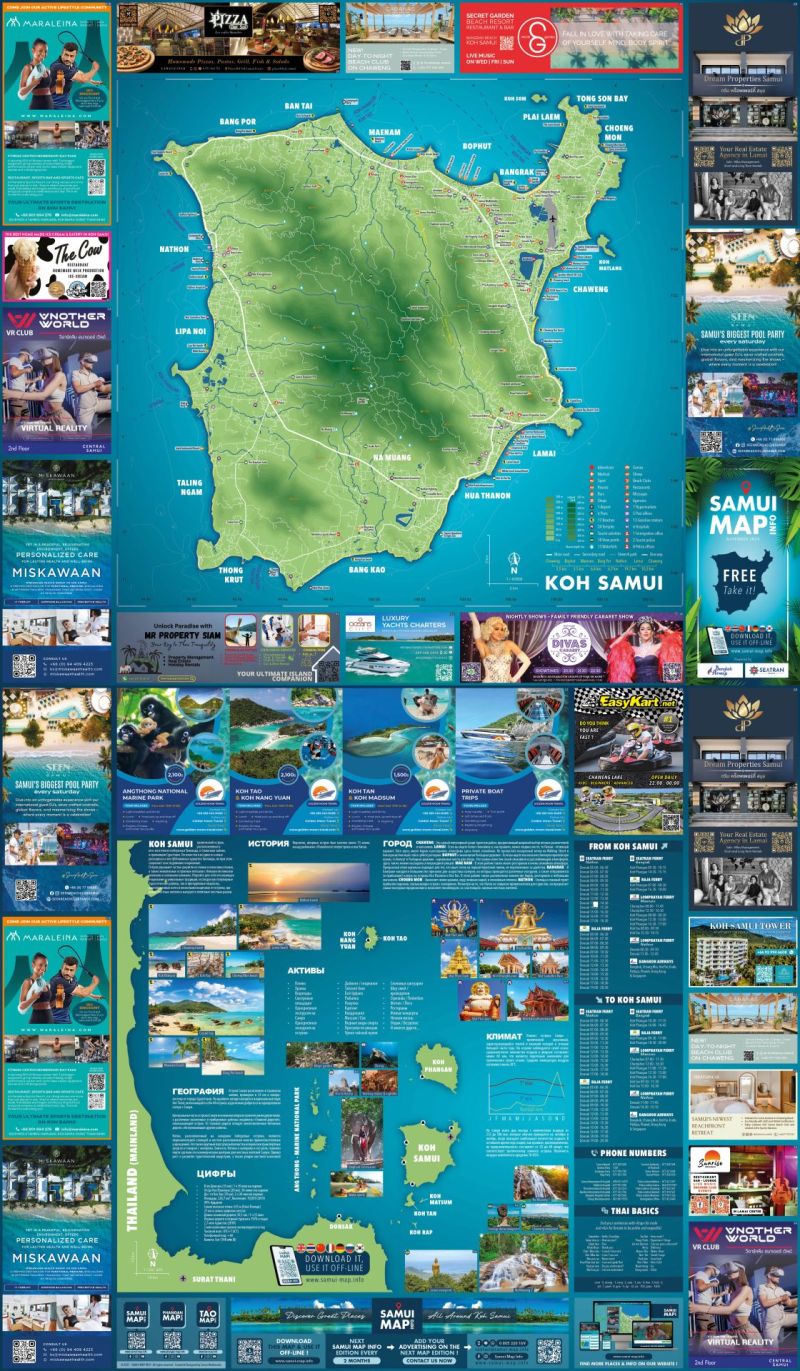 Baan Cake Samui Map Info - Best Ocean Photos in 8K