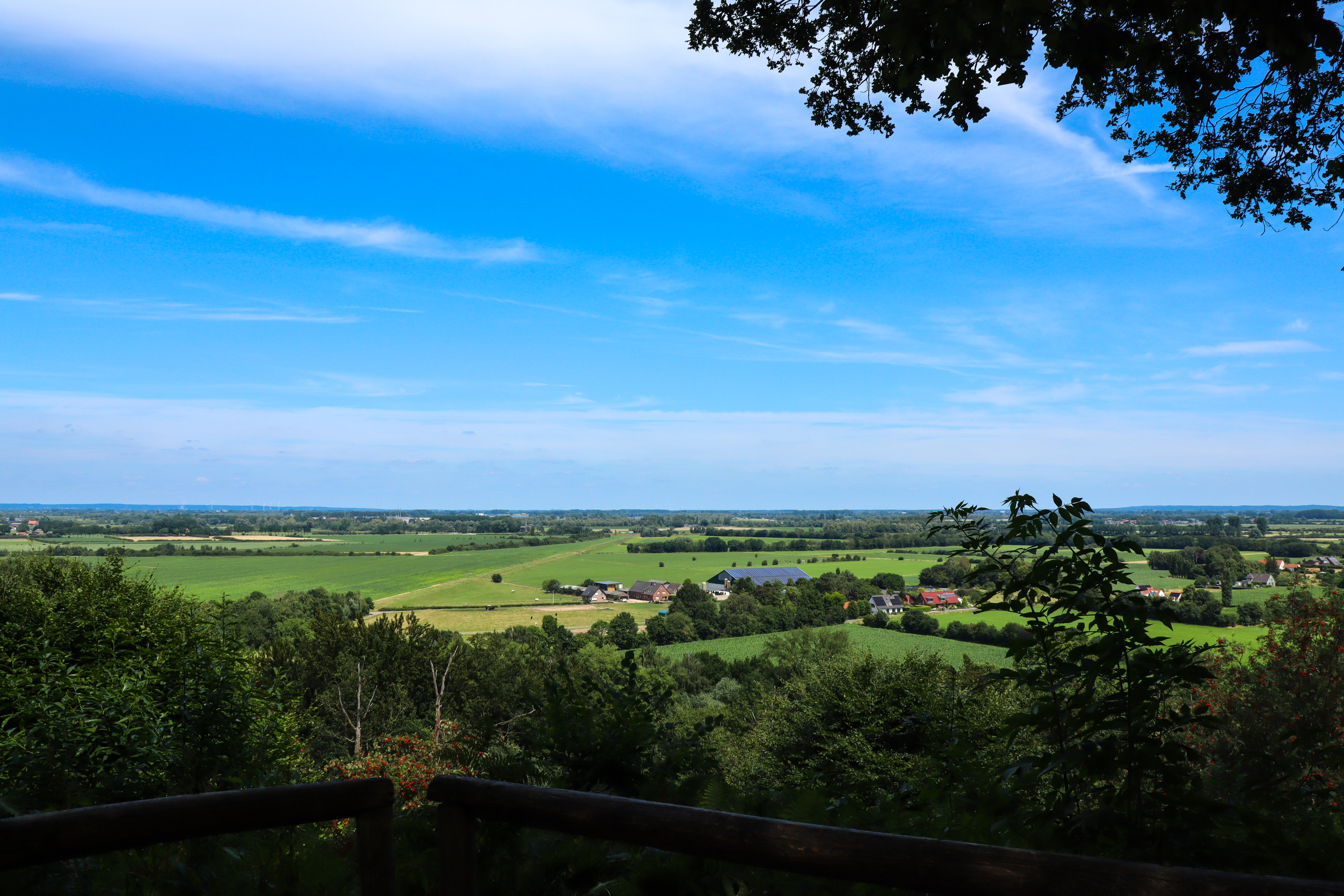 Uitzicht tijdens de N-70 wandelroute in het Rijk van Nijmegen