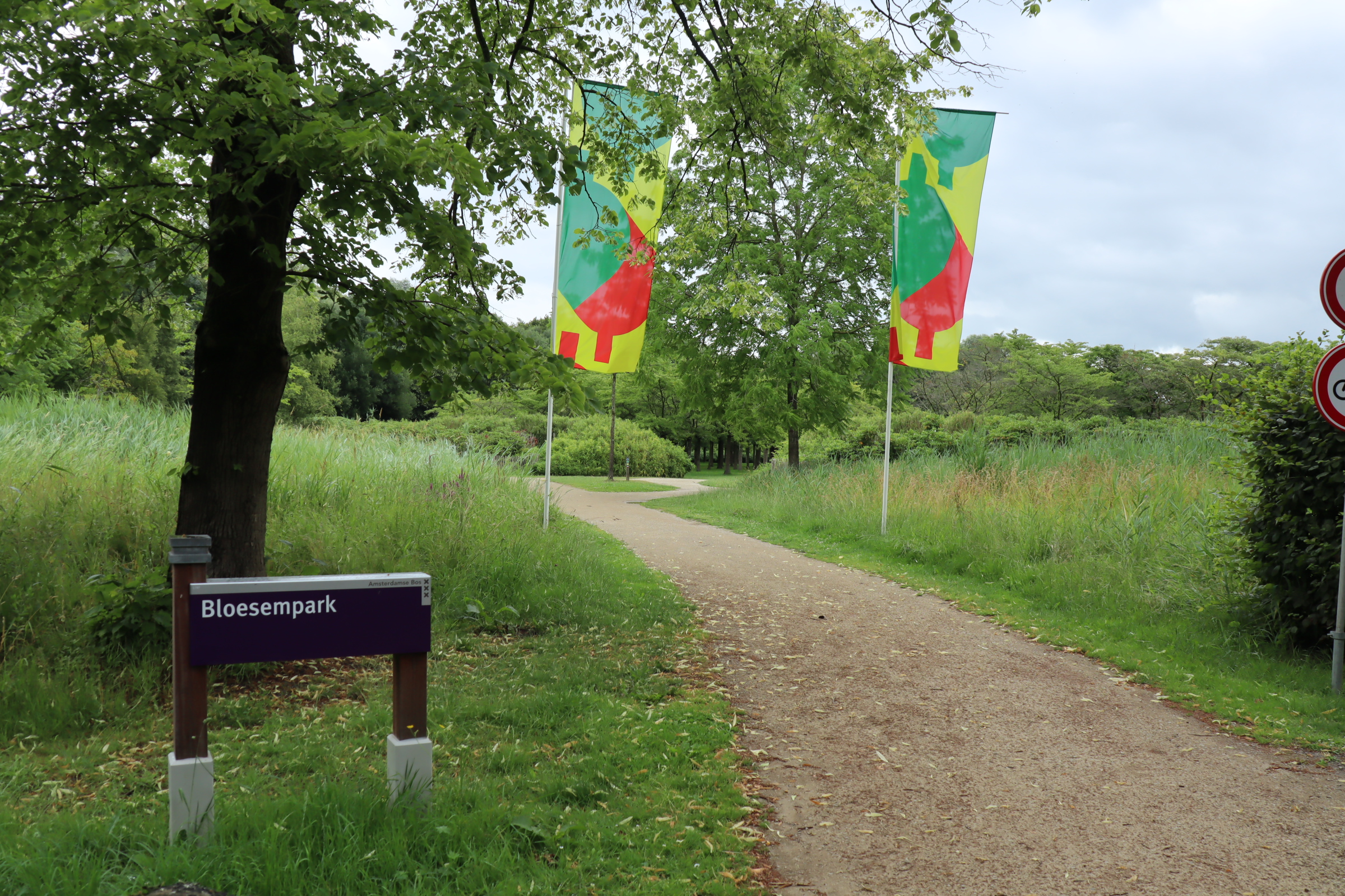 Pelgrimspad, kaarten 4–6, Het Amsterdamse Bos, verder onderweg