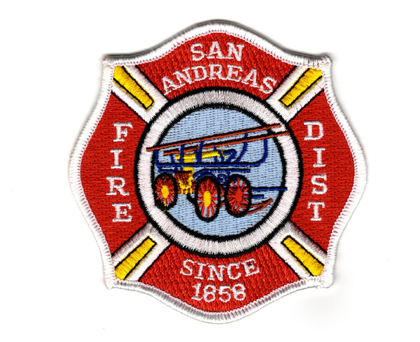 The shoulder patch worn by SAFPD personnel.