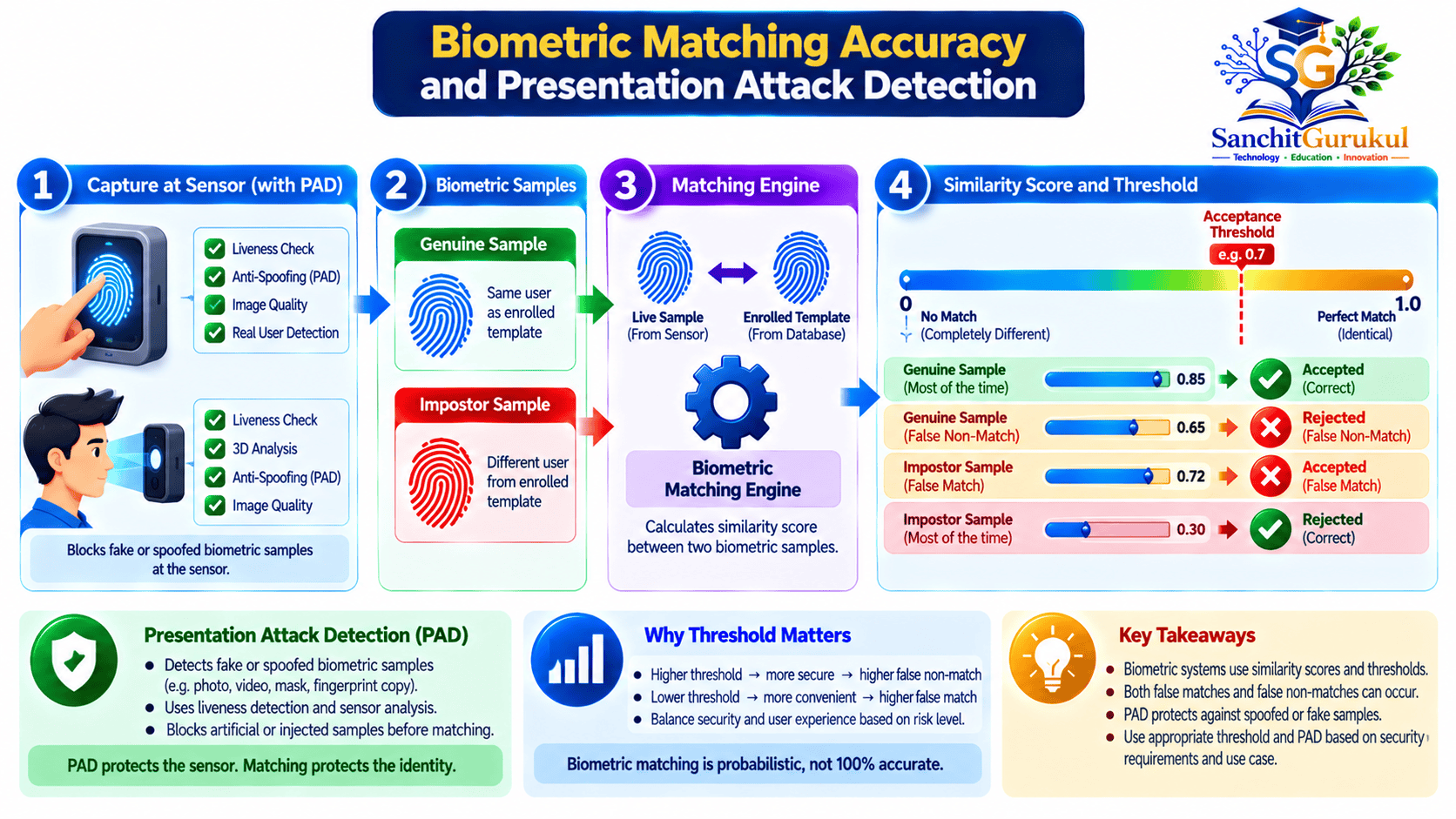 Biometric Matching Accuracy Infographic