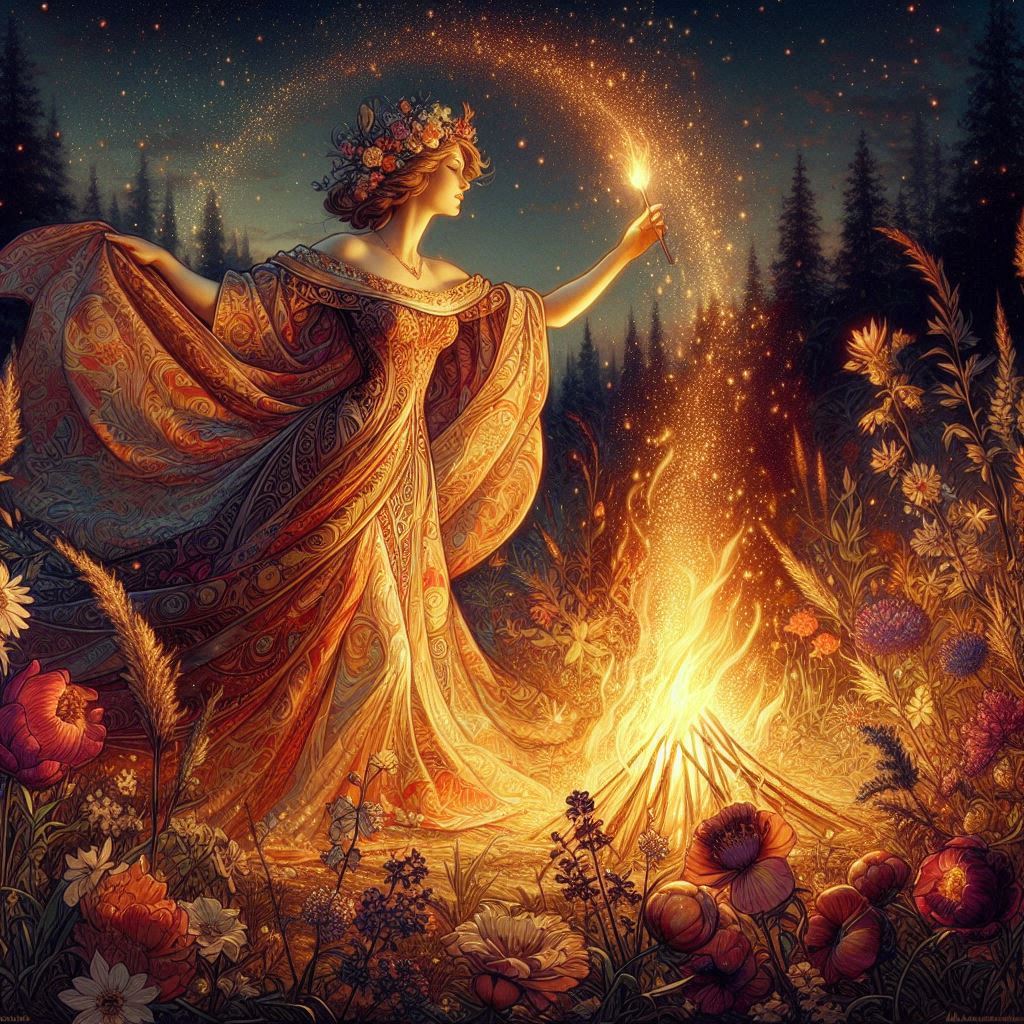 1. Light a Summer Solstice Fire Ritual