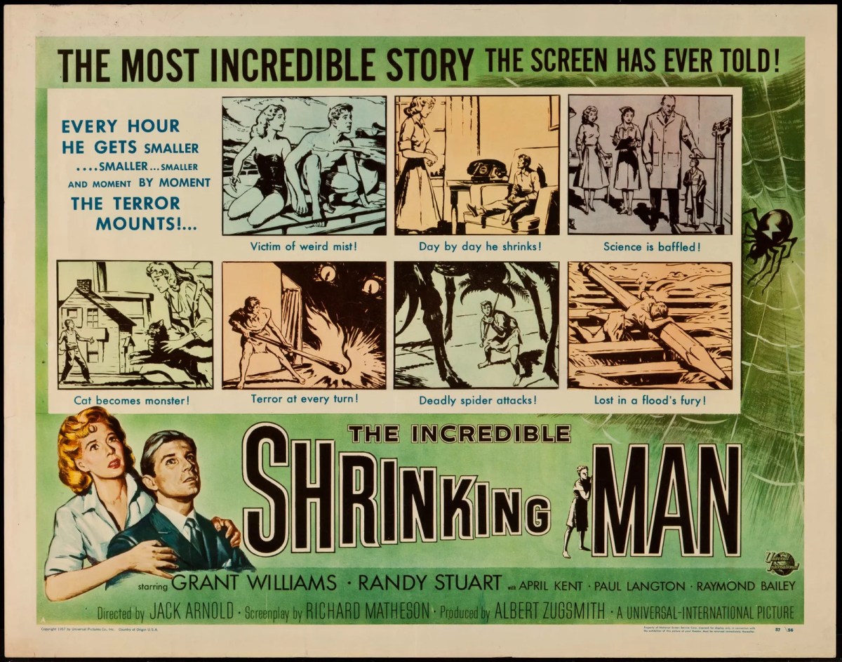 A man's worst fear in his prime is shrinkage, boy does Scott Carey have major problems with that. Criterion is giving The Incredible Shrinking Man a facelift with a new restoration. The penned story by Richard Matheson is laudable at best on the giant screen for its attempt to make us believe a man exposed to radiation is shrunk in size.