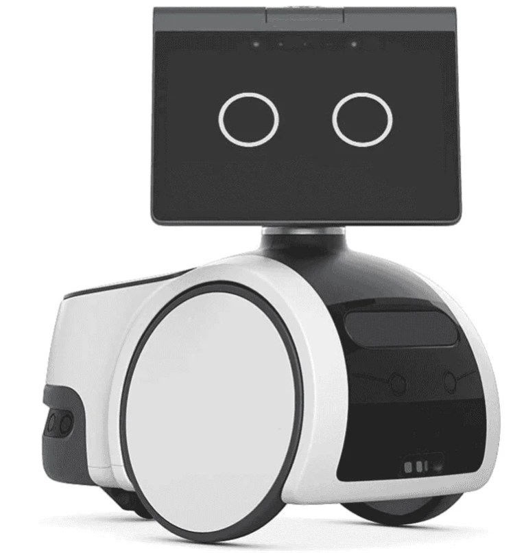 Keep home closer with Astro, the household robot for home monitoring, with Alexa. When you're away, use the Astro app to see a live view of your home, check in on specific rooms and viewpoints, and get activity alerts. When you're home, Astro can follow you from room to room playing your favorite music, podcasts, or shows, and find you to deliver calls, reminders, alarms, and timers set with Alexa.