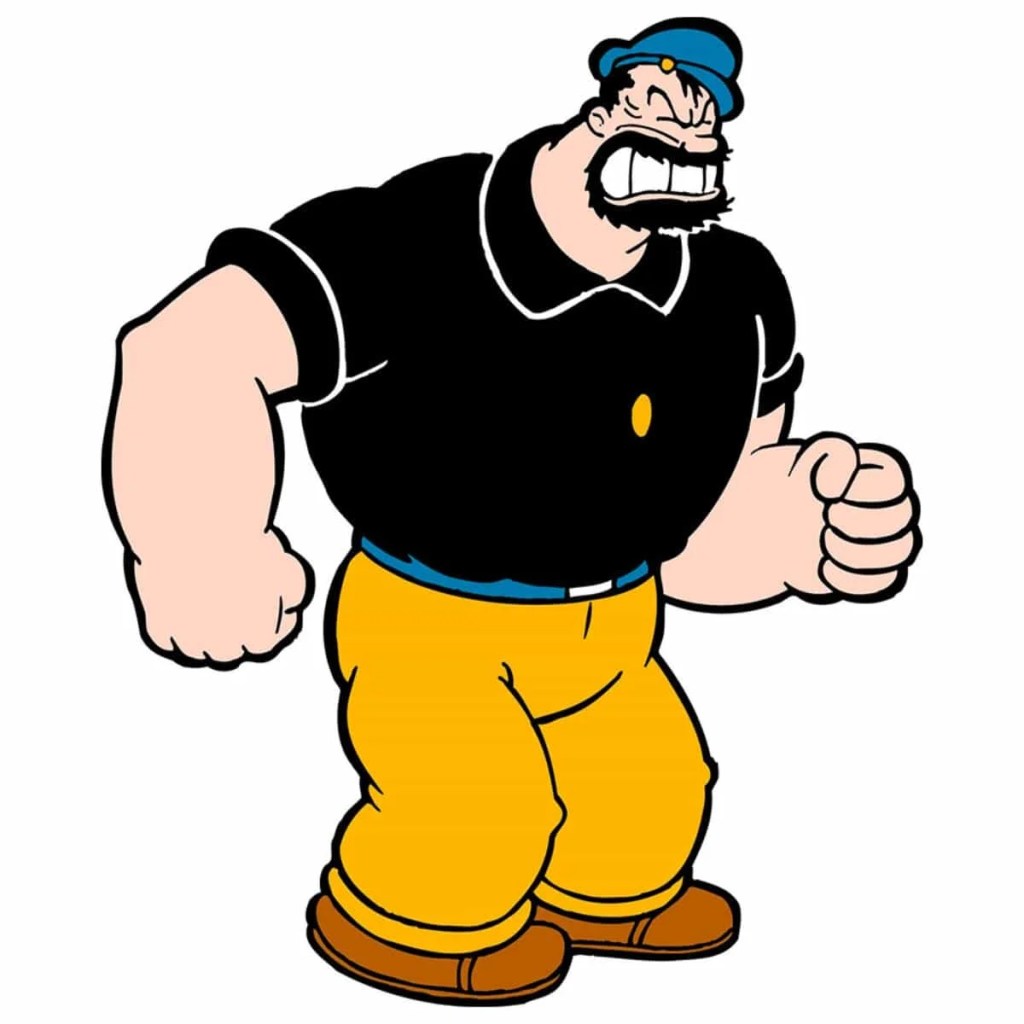 Why are Bluto and Popeye Enemies