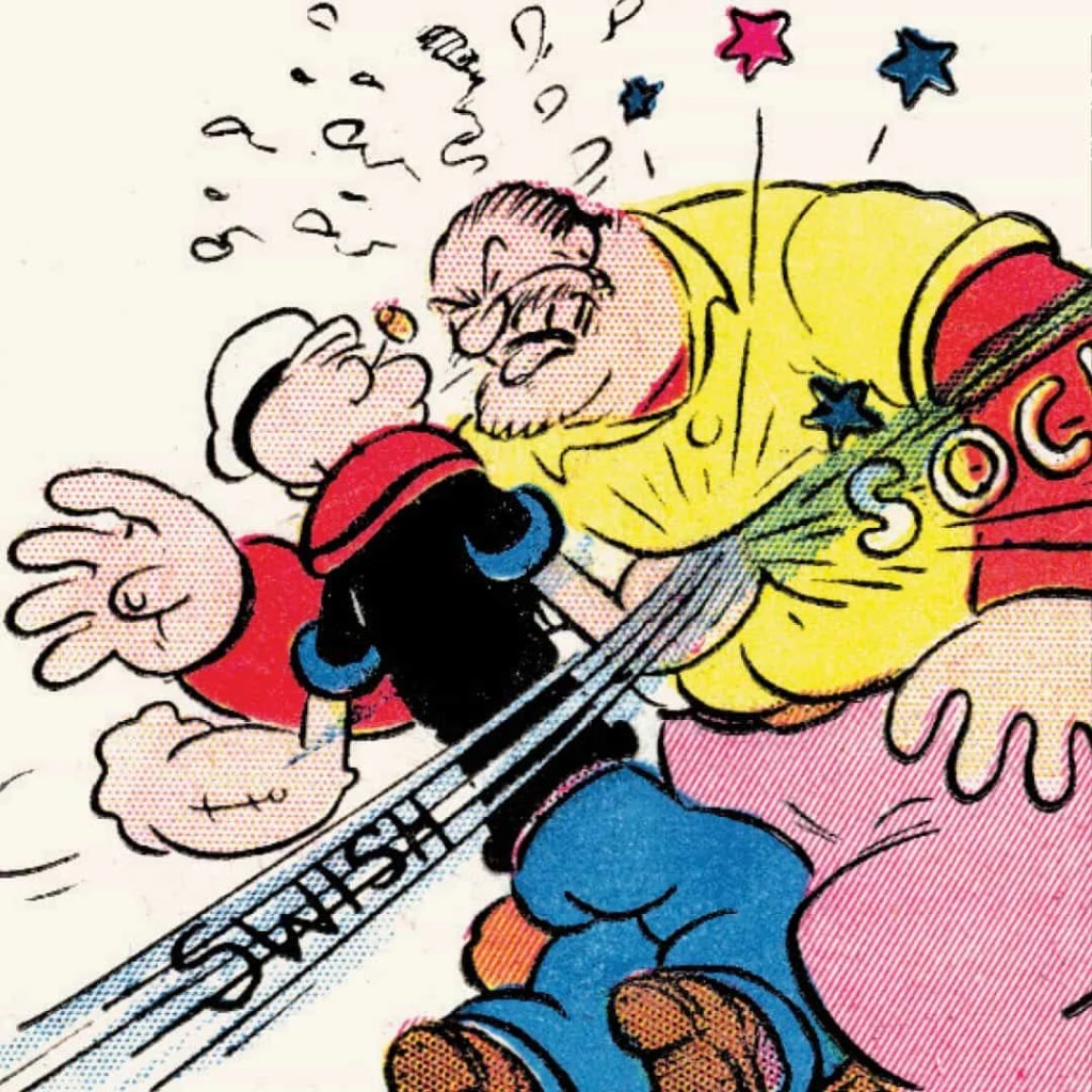 Why are Bluto and Popeye Enemies?