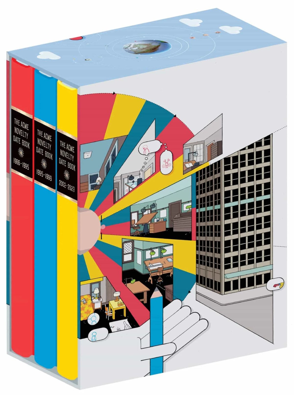 The final volume of Acme Novelty by Chris Ware’s sketchbook series: 37+ years of sketches, reflections, and humor, crafted in transit and bound for collectors.