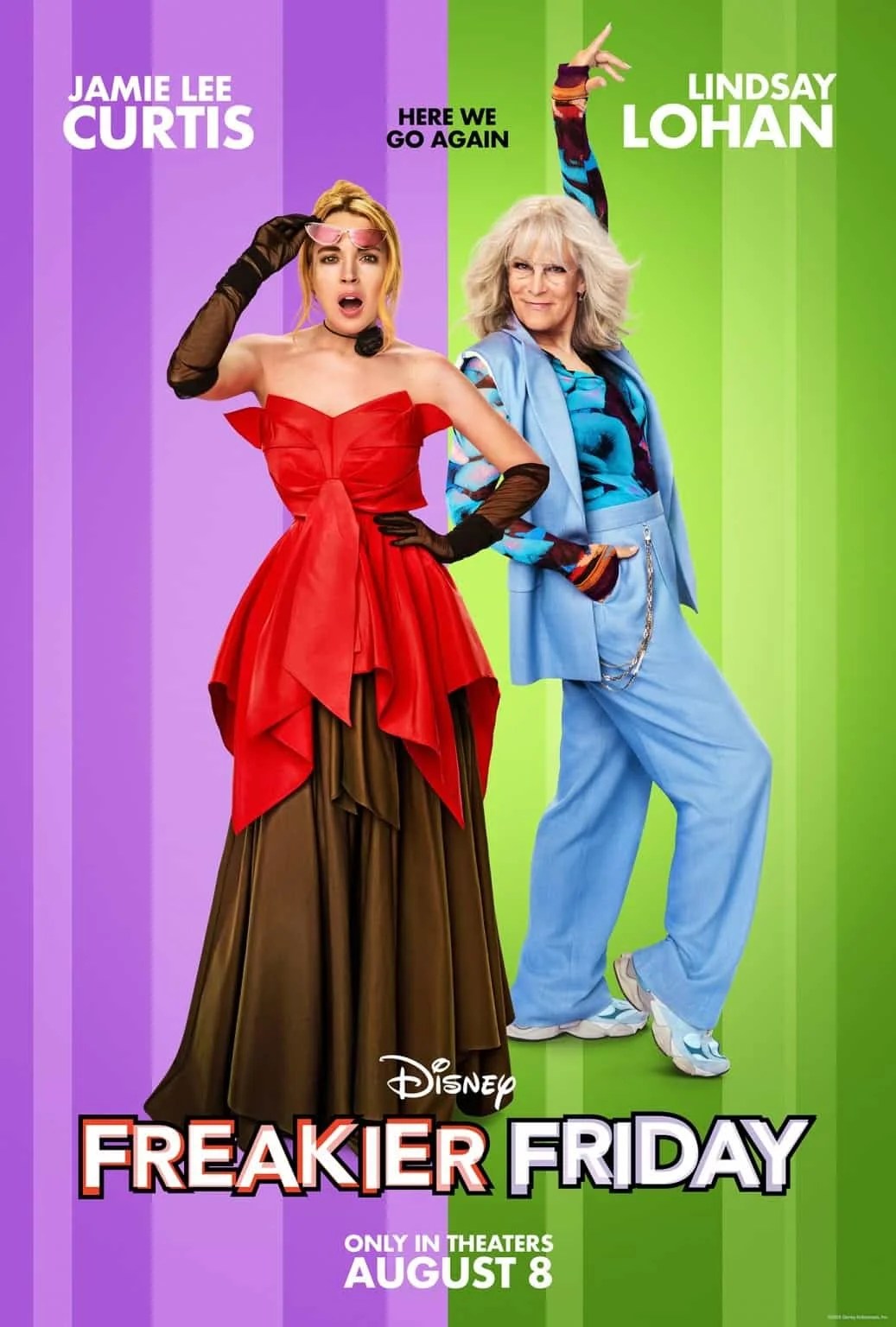 Disney’s Freakier Friday is coming August 8, 2025, with Jamie Lee Curtis & Lindsay Lohan back for another body-swap adventure! See the teaser & fun new casting!