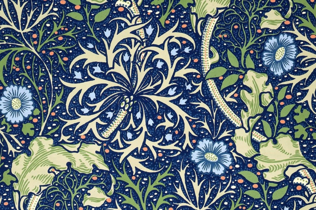 From films to shoes, the signature patterns of William Morris are woven into everyday life. A new exhibition explores his lasting influence and enduring legacy.