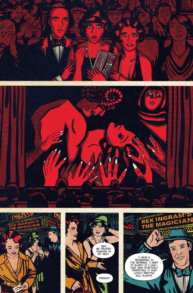 Minky Woodcock returns in a noir-soaked, occult-infused mystery with stunning art by Cynthia von Buhler—where real history meets supernatural horror.
