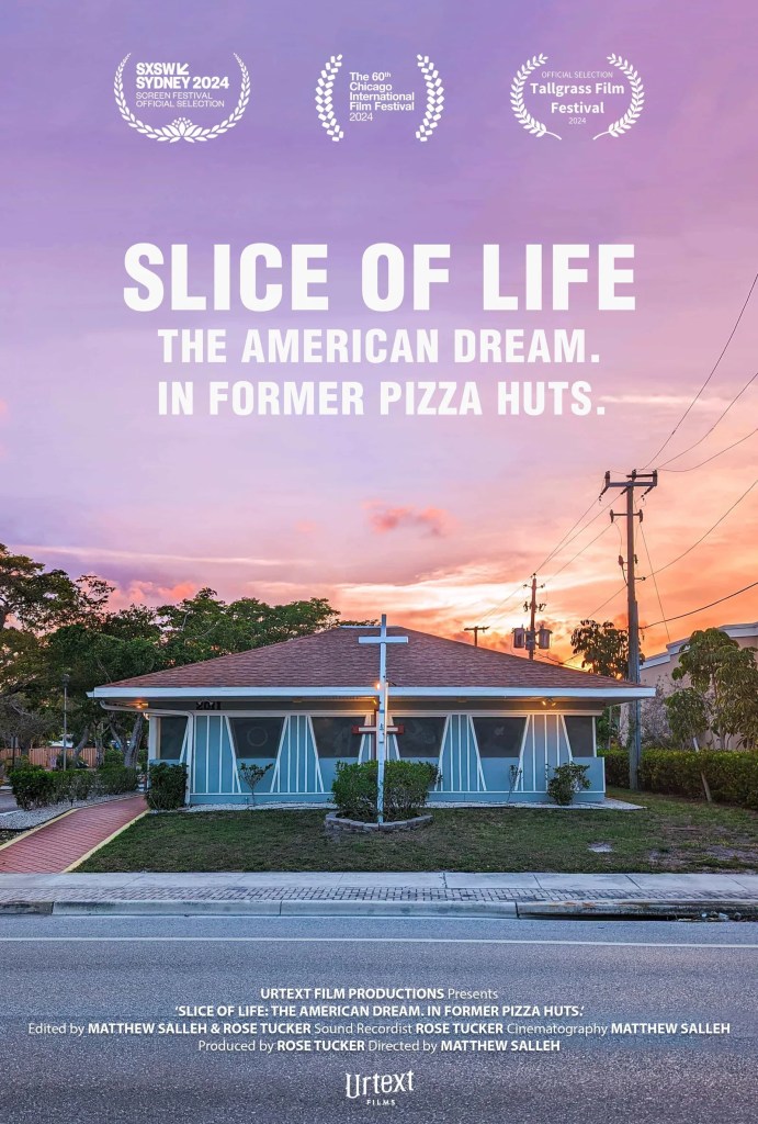 Slice of Life explores the transformation of former Pizza Huts into bars, churches, and more—capturing the quirky spirit and resilience of the American Dream.