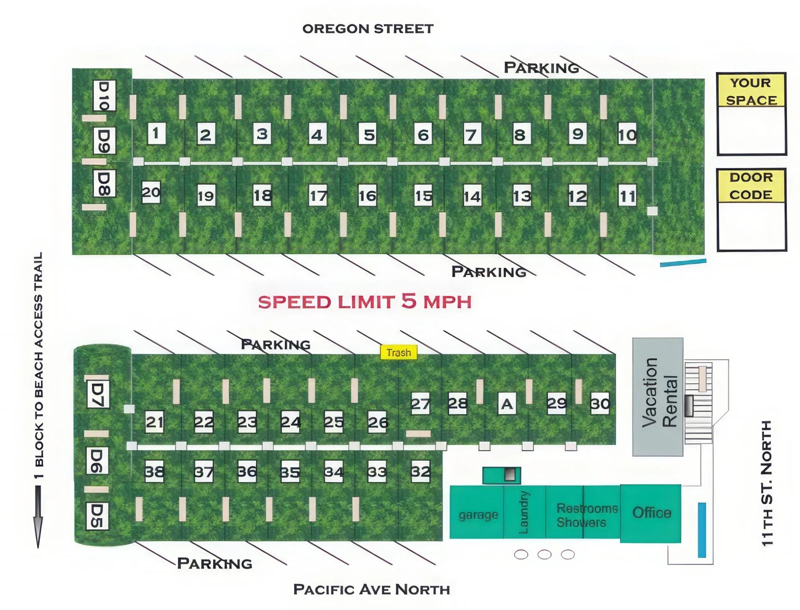 Gallery Sandcastle RV Park Tent Camping Spots In WA Park Map Scaled 