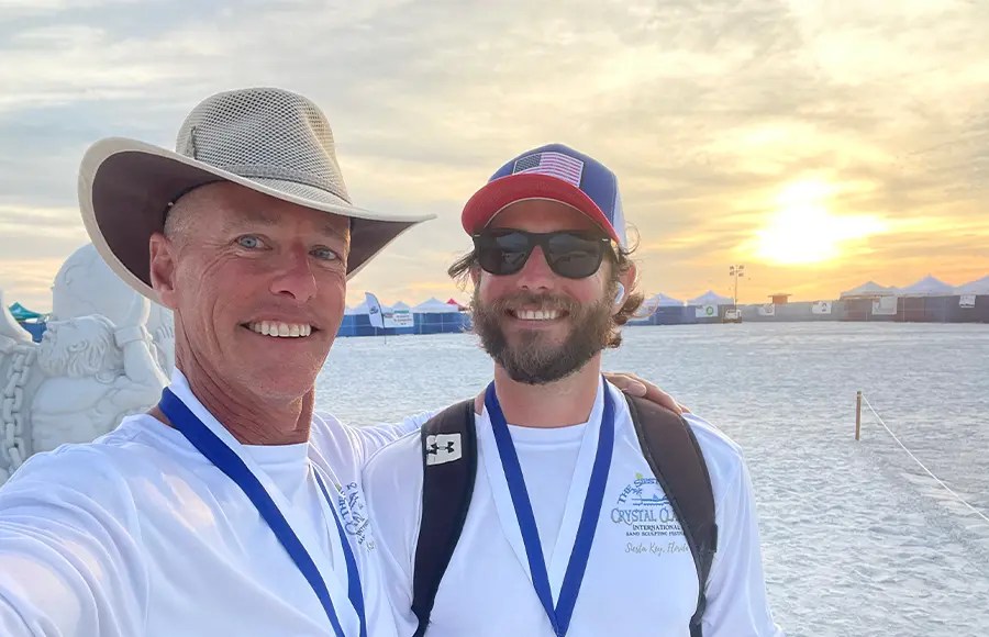 father and son