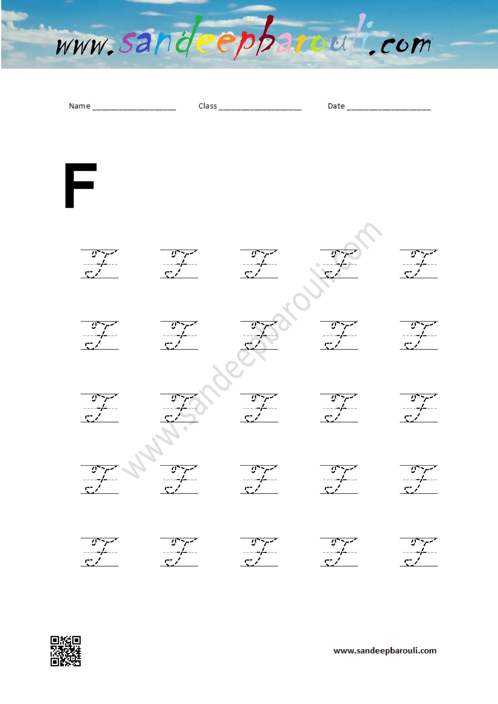 cursive capital letters sandeepbarouli