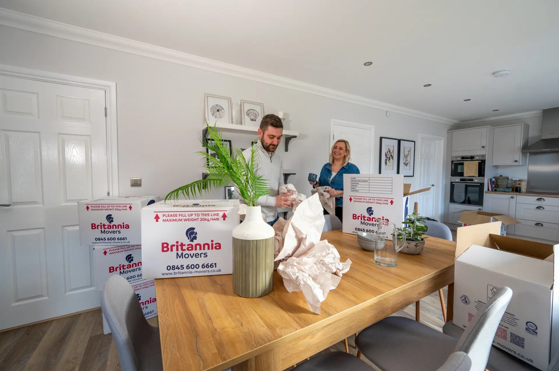 Britannia Sandersteads professional packing service