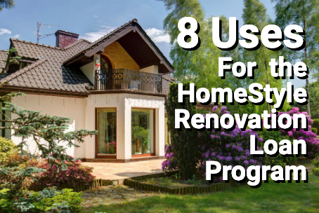 8 uses for the homestyle renovation program