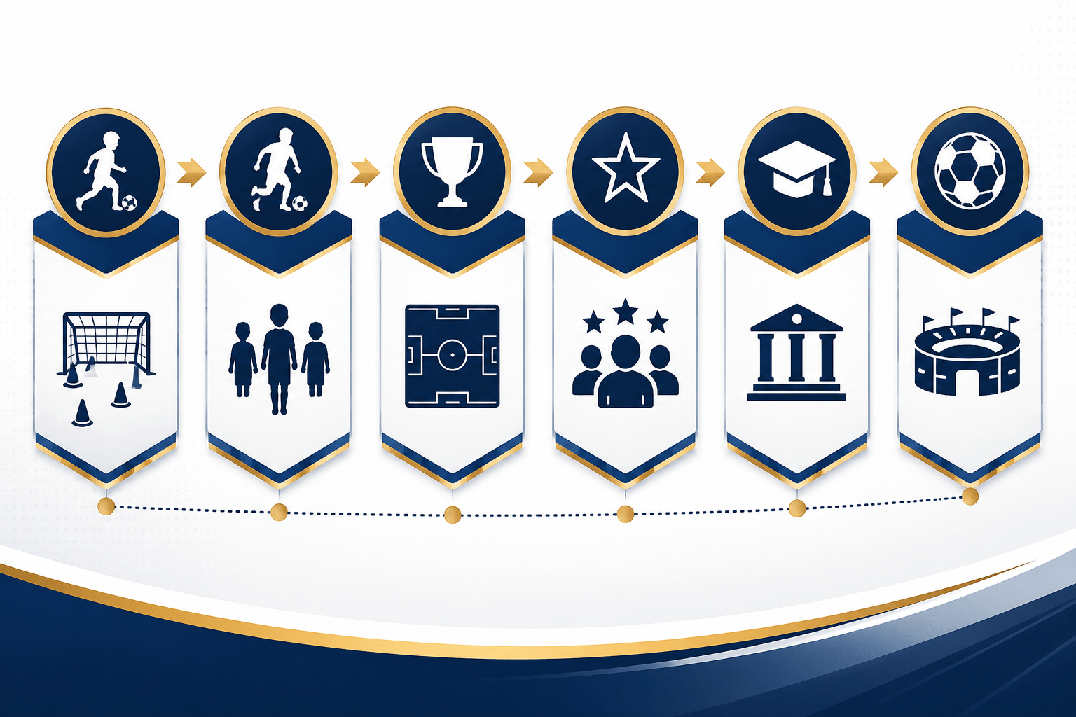 San Diego Surf Soccer Club player development pathway from recreational soccer to elite competition, college recruiting, and professional opportunities.