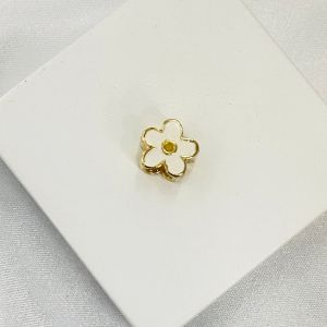 Pingente Berloque Separador Semijoia Flor Margarida - 101017