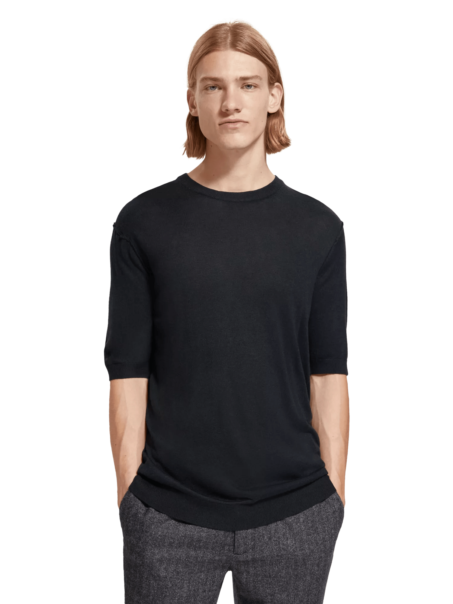 Short-sleeved sweater