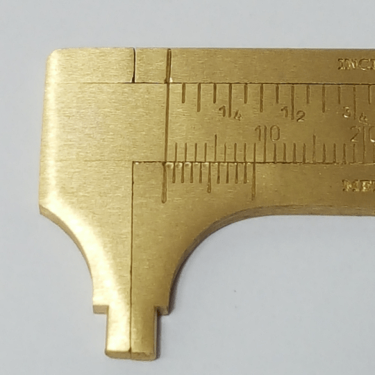 80mm Solid Brass Gauge Calipers, Made in Germany Sands Of Time Designs
