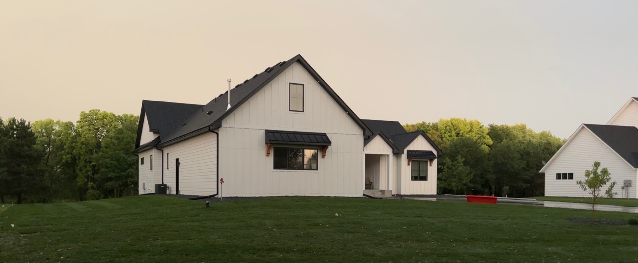 A finished Sandvig Services landscape project
