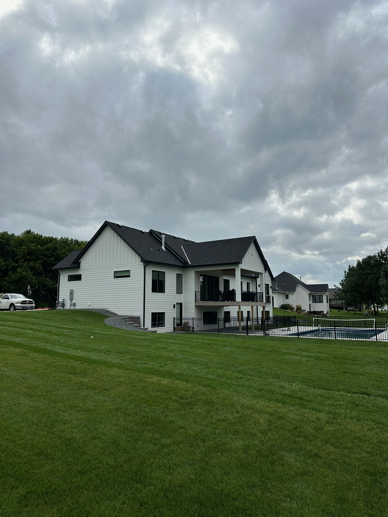 Sod installation project by Sandvig Services