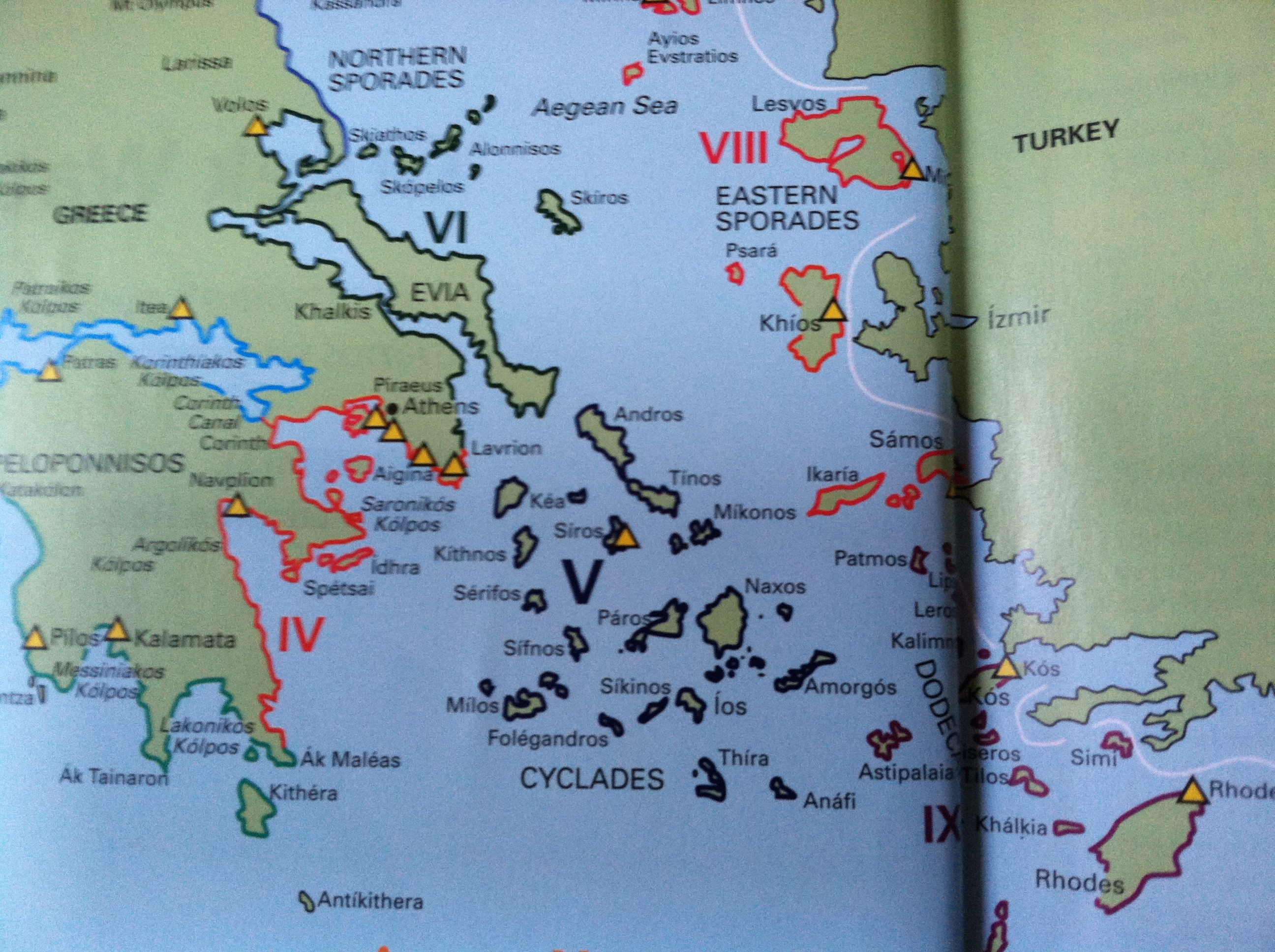 That equals 153 kilometers or 83 nautical miles. Lefkes Sailing The Med On The Lodge