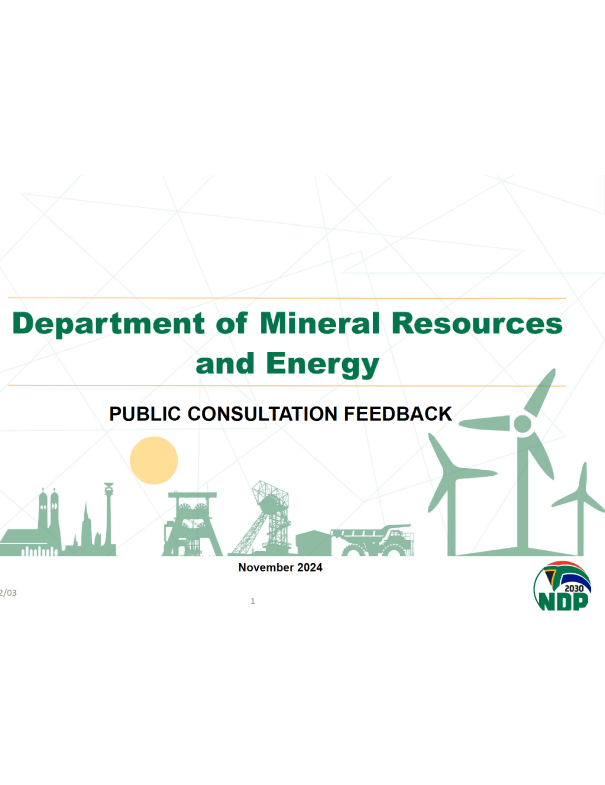 Public Consultation Feedback