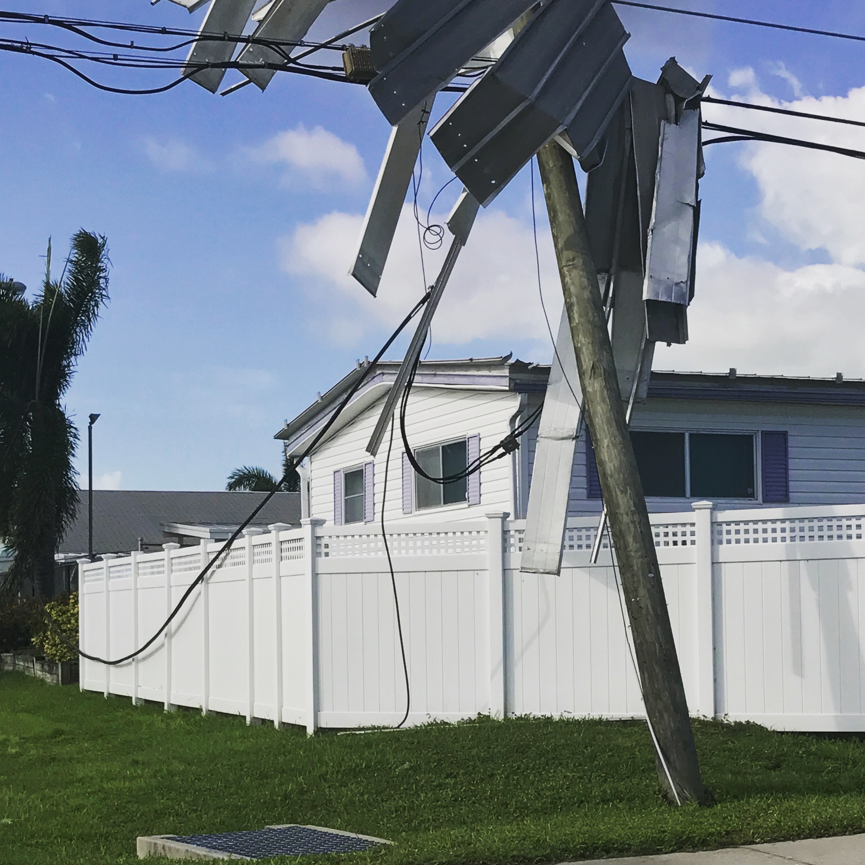 Carport on Electrical pole anyone...