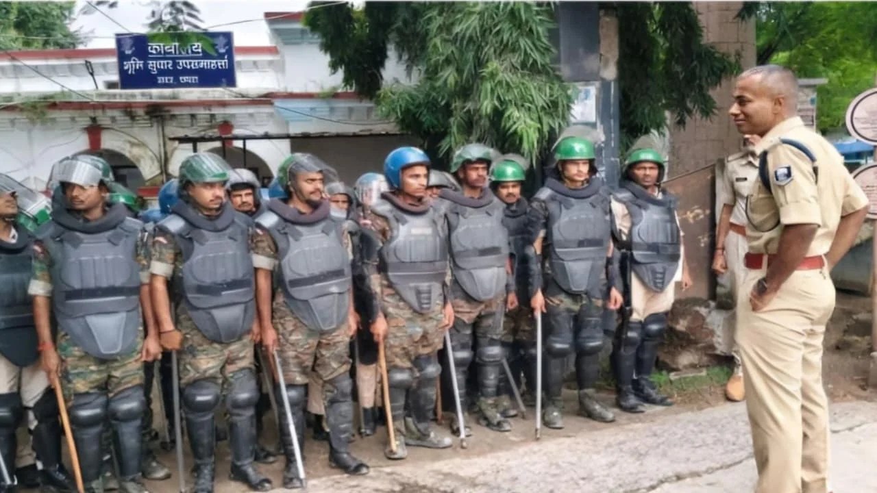 Saran Police QRT team