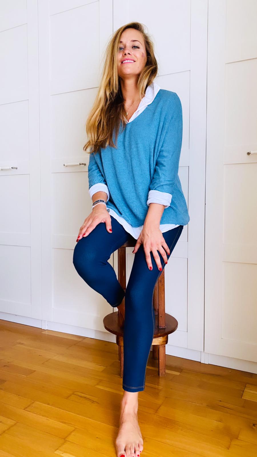 pics Jersey Con Camisa Incorporada Mujer sanla