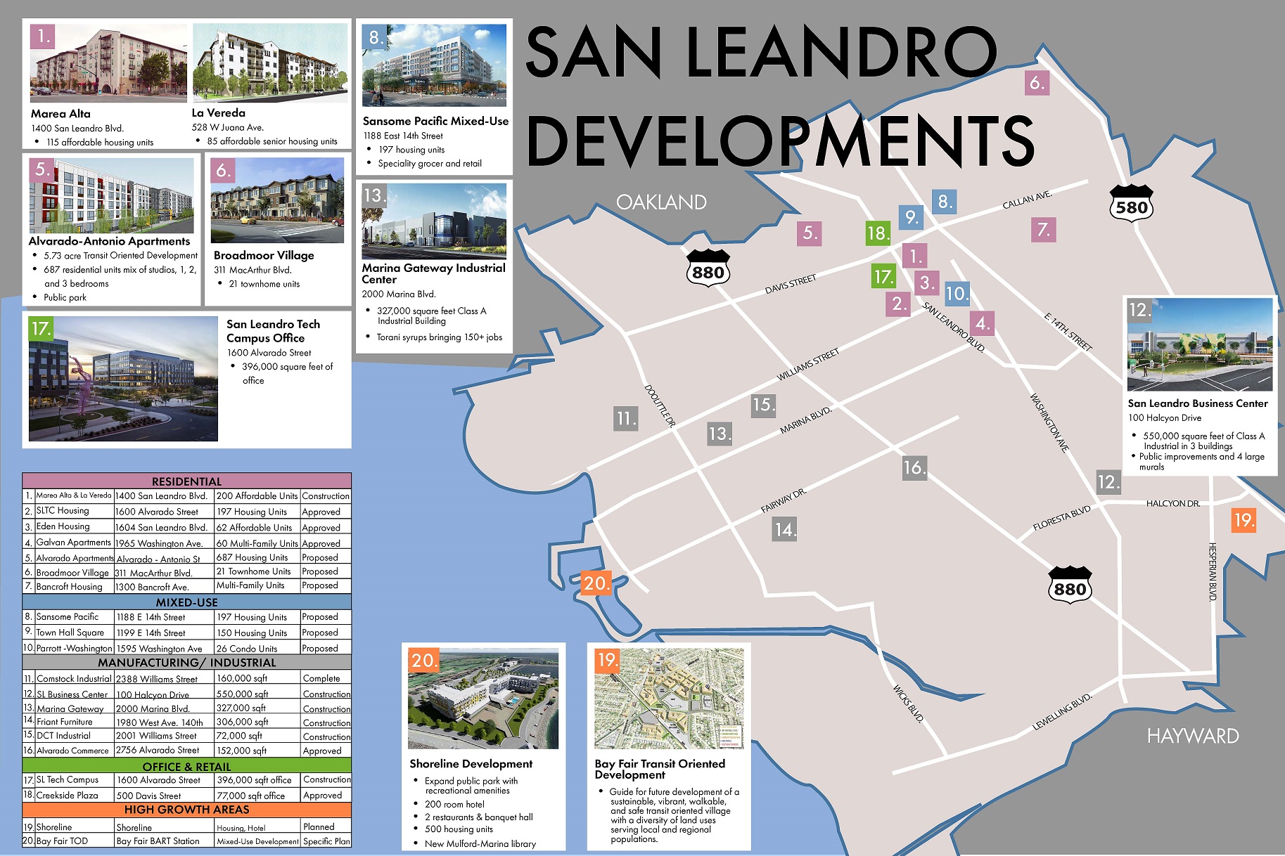 San Leandro Ca Zoning Map At Carolyn Huddleston Blog San Leandro Development Map 2018 Reduced Size 2 