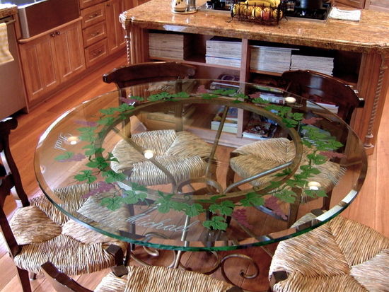 Glass Dining Tables Sans Soucie