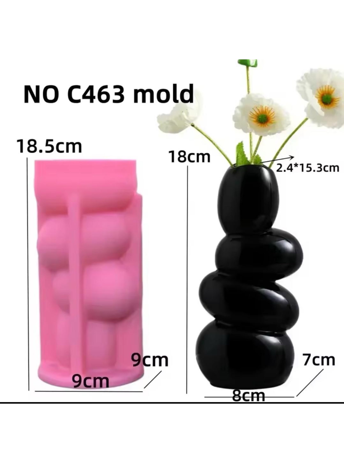 Pebbles Gypsum Concrete Mold