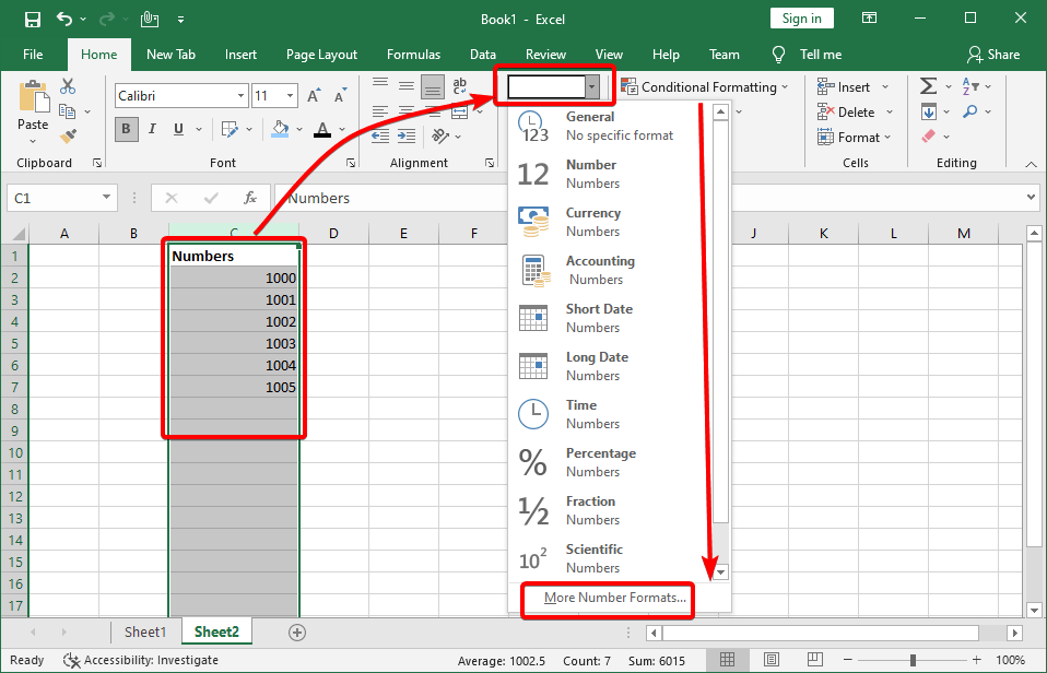 Formatting Worksheet’s Cell in Excel - MS Excel tutorial