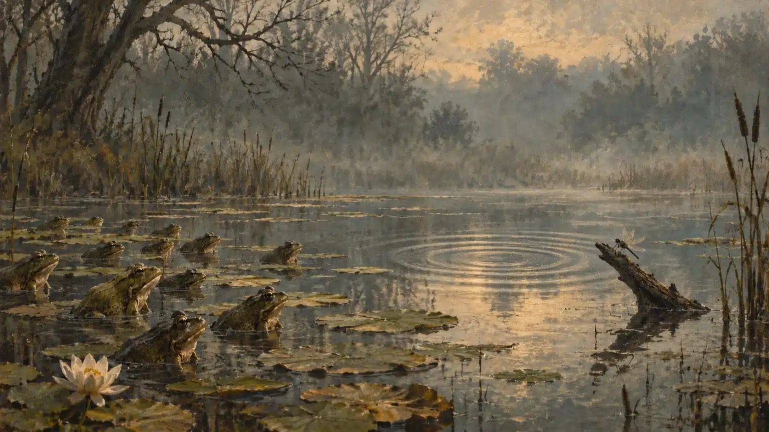 The Silent Pond — a fable by Santiago Copí