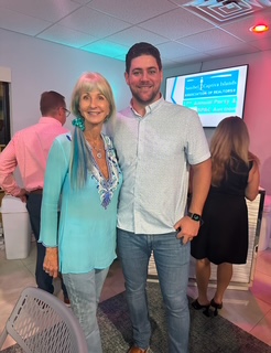 Affiliates and Special Events Co-Chair Valerie Tutor and Board President Brendan Albright