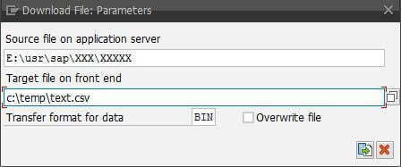 SAP CG3Y_Download ALL11 File