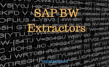SAP BW Extractors