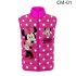 Chaleco fucsia acolchado para niña con lunares blancos y estampado de Minnie Mouse