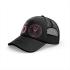 Gorra infantil negra del Inter de Miami con detalles en rosa y el número 10 de Messi.